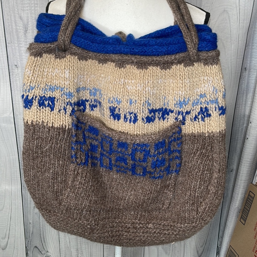 Boho Oversized Tote Market Bag Handmade Bohemian Hippie Festival